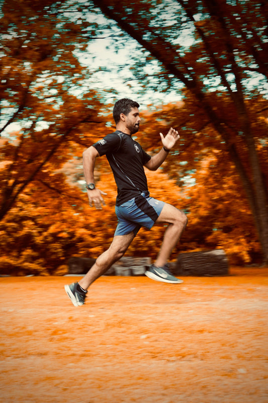 Homme courant en automne 