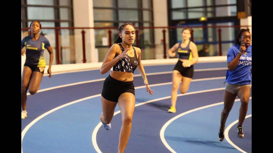 Maëlle Langlois en pleine course (athlétisme) 